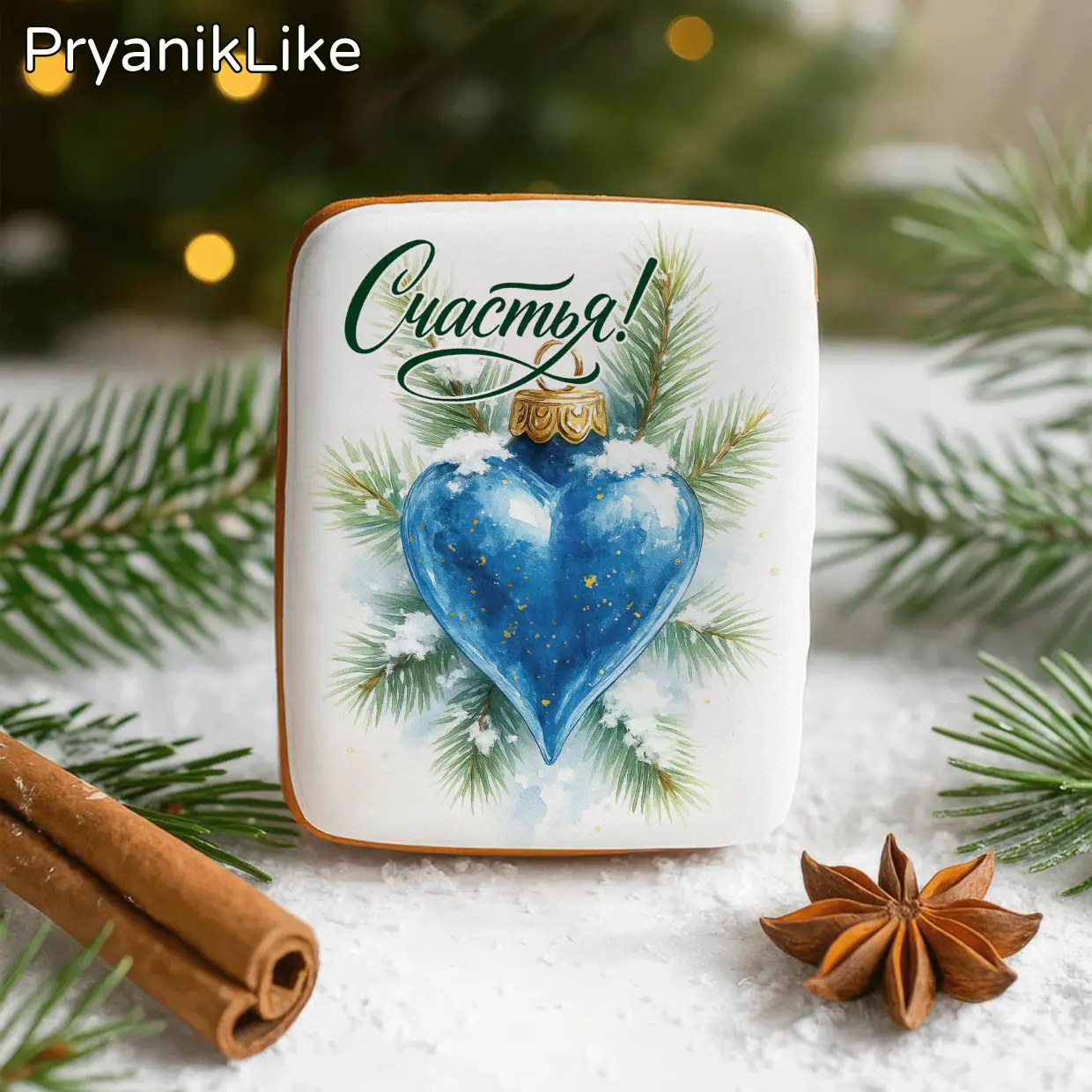 Атмосферные ёлочные игрушки